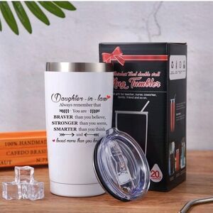 New Daughter in Law gift from Mother in Law, 20 oz Tumbler Mug with Gift Box Alw